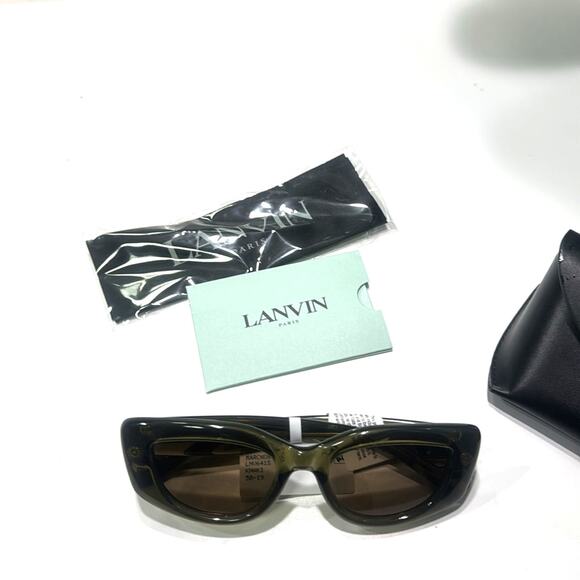 Lanvin Daisy 50mm Rectangle Sunglasses main image 5